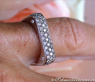 Eckiger Ring mit naturbraunen Diamanten #4