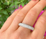 Wunderschöner Diamanten Pavé Ring in Weißgold #7