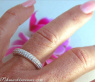 Exquisiter Memory Ring mit schwarzen Diamanten #5