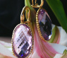 Unübersehbare Amethyst Ohrringe #2