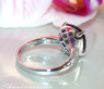 Charmanter Amethyst Ring mit Diamanten #12