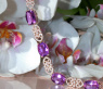 Prächtiges Amethyst Armband mit Diamanten im Art Déco Stil #11