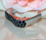 Eckiger schwarze Diamanten Ring #3