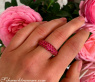 Edler Rubin Pavé Ring #8