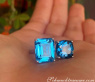 Wunderschöner "Toi et Moi" Ring mit Blautopas #10