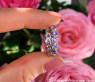 Herrlicher Saphir Memory Ring in zarten Pastelltönen #12