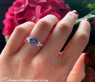 Femininer Tansanit Ring mit Brillanten #8