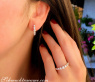 Brillanten Ohrringe "Schwebender Diamant" #6
