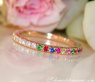 Wandelbarer Brillanten Memory Ring mit Multicolor Saphiren #2
