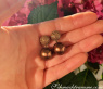 Feinste Ohrstecker mit Bronze Tahitiperlen & naturbraunen Brillanten #4