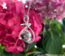 Verspielter Tahitiperle Anhänger mit Diamanten #2