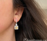 Edle gelbe Diamanten Ohrringe mit Brillanten #3