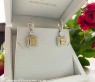 Edle gelbe Diamanten Ohrringe mit Brillanten #7