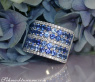 Prächtiger Saphir Ring "Melange" mit Brillanten #10