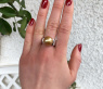 Massiver goldene Südseeperle Ring #5