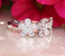 Femininer Diamanten Blüten Ring "Flowers" #4
