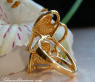 Femininer Brillant Herz Ring in einem ungewöhnlichen Design #5