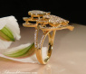 Femininer Brillant Herz Ring in einem ungewöhnlichen Design #6