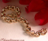 Gold Pur: Charmantes Glieder Armband in Gelbgold 585 #3