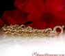 Gold Pur: Charmantes Glieder Armband in Gelbgold 585 #7