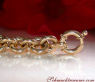 Gold Pur: Charmantes Glieder Armband in Gelbgold 585 #11