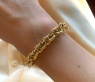 Gold Pur: Charmantes Glieder Armband in Gelbgold 585 #5