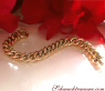 Gold Pur: Stattliches Rundpanzer Armband in Gelbgold 585 #3