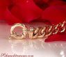 Gold Pur: Stattliches Rundpanzer Armband in Gelbgold 585 #9