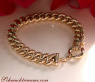 Gold Pur: Stattliches Rundpanzer Armband in Gelbgold 585 #10