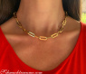 Gold Pur: Stattliches Paperclip Armband in Gelbgold 585 #12