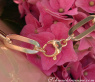 Gold Pur: Extra stattliche Paperclip Halskette / Collier in Gelbgold 585 #10
