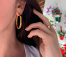 Gold Pur: Zeitlose Creolen in Gelbgold 585 (Ø 40 mm) #4