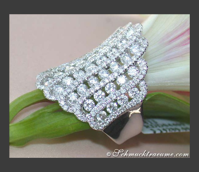 Extra breiter Brillanten Ring in höchster Vollendung #1 Extra breiter Brillanten Ring in höchster Vollendung #1
