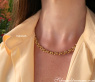 Gold Pur: Stattliche Erbs Kette / Collier in Gelbgold 585 #7