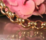 Gold Pur: Stattliche Erbs Kette / Collier in Gelbgold 585 #11