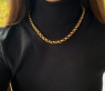 Gold Pur: Stattliche Erbs Kette / Collier in Gelbgold 585 #4