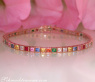 Prächtiges Multicolor Saphir Armband #12