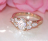 Femininer Diamant Solitär Ring im Ovalschliff #5