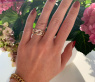 Auffallender Panzer Ketten Ring mit Brillanten #6