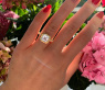 Raffinierter Aquamarin Ring  "Surprise" #3