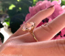 Auffallender Rosenquarz Ring #8