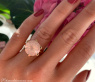 Auffallender Rosenquarz Ring #6