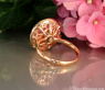 Fabelhafter Morganit Ring mit Pink Saphir und Brillanten #11