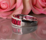 Bildschöner Rubin Baguette Ring mit Brillanten #11