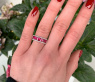 Bildschöner Rubin Baguette Ring mit Brillanten #3