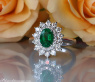 Prachtvoller Smaragd Ring "Entourage" #1