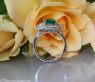 Luxuriöser Ring mit kolumbianischem Smaragd und Diamant Herzen (Muzo) #12