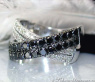 Schlichter schwarze Diamanten Ring #1