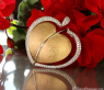Prachtvolles Herz Collier mit Brillanten „Golden Sparkle“ #5