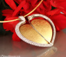 Prachtvolles Herz Collier mit Brillanten „Golden Sparkle“ #7